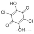 2,5-cyclohexadiène-1,4-dione, 2,5-dichloro-3,6-dihydroxy CAS 87-88-7